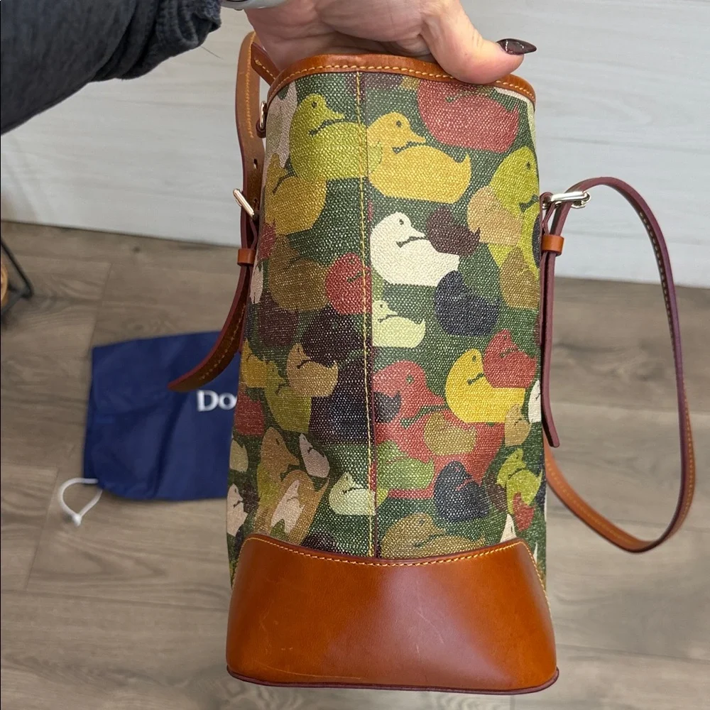 Dooney & Bourke Camouflage Duck Dover Tote - Picture 9 of 11